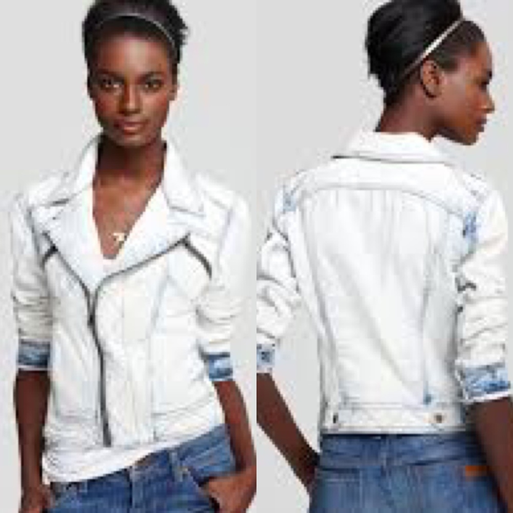 Sanctuary Whitewash Desert Rider Moto Denim NWT